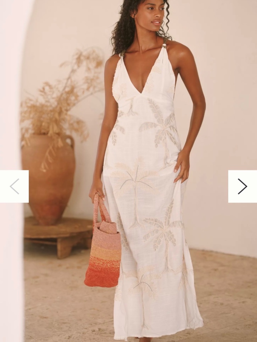Palmacea Gala Sleeveless V-Neck Maxi Dress - NWT